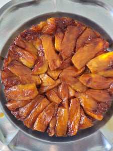 Recette Tarte tatin à la mangue séchée bio - Agromaya